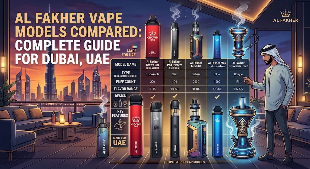 Al Fakher Vape Models Compared: Complete Guide for Dubai, UAE